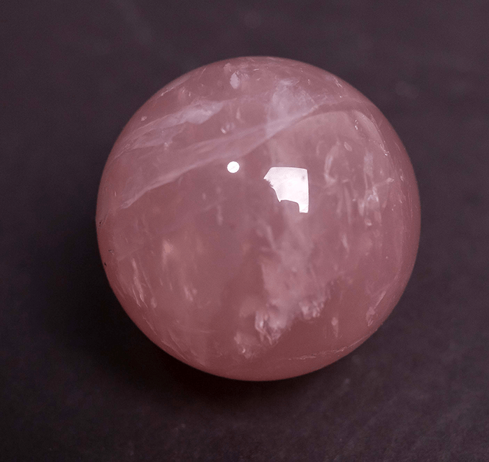Natural Rose Quartz Crystal Ball