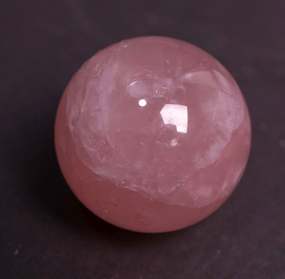 Natural Rose Quartz Crystal Ball