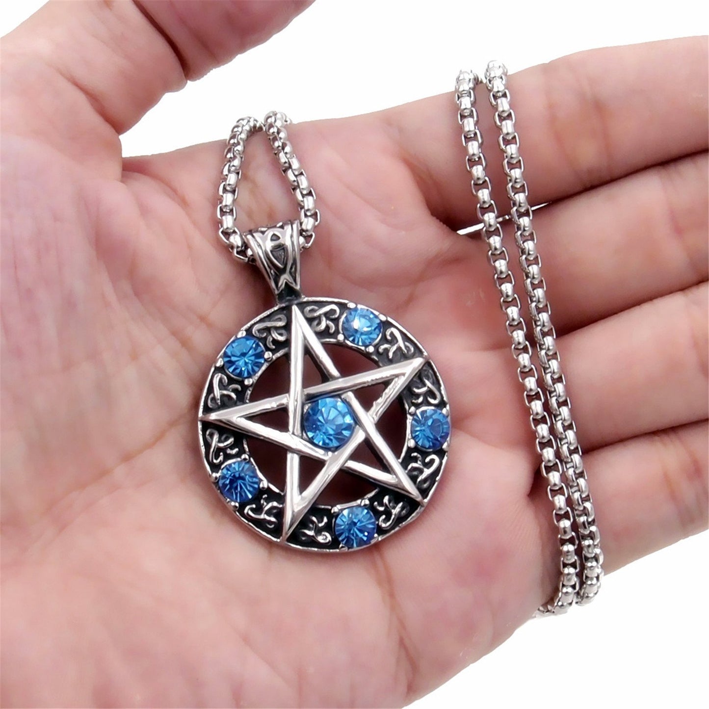 Celtic Wicca Pentacle Star Pendant