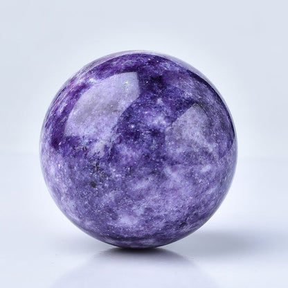 Natural Purple Cloud Mother Crystal Sphere
