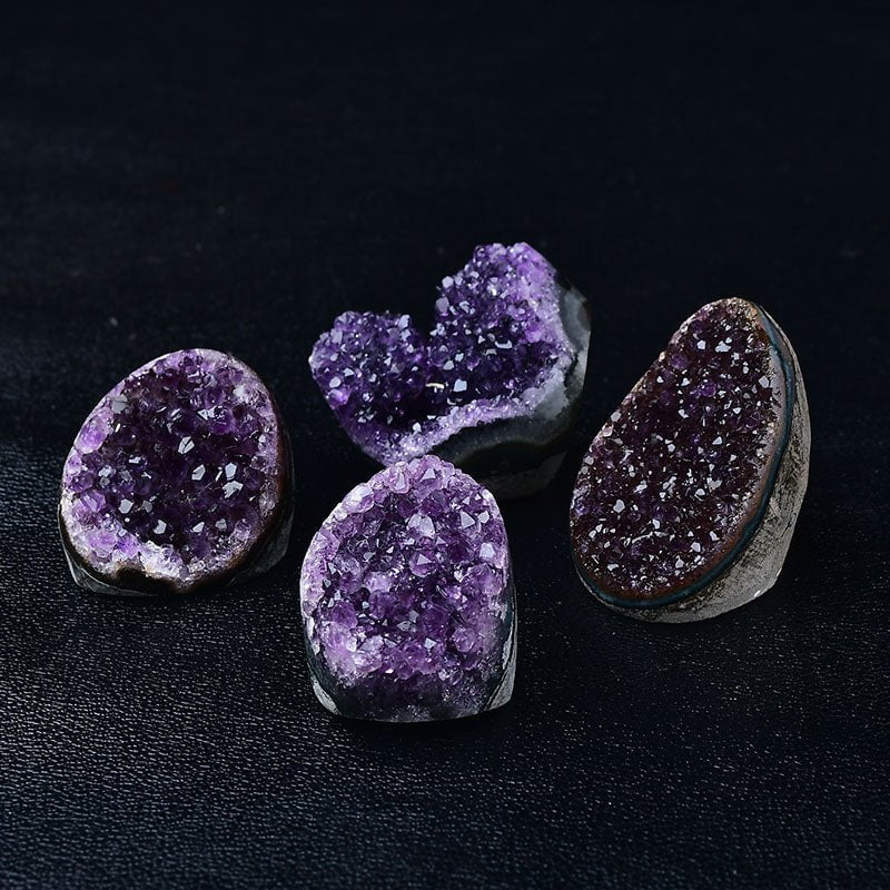 Natural Amethyst Geode Healing Crystal