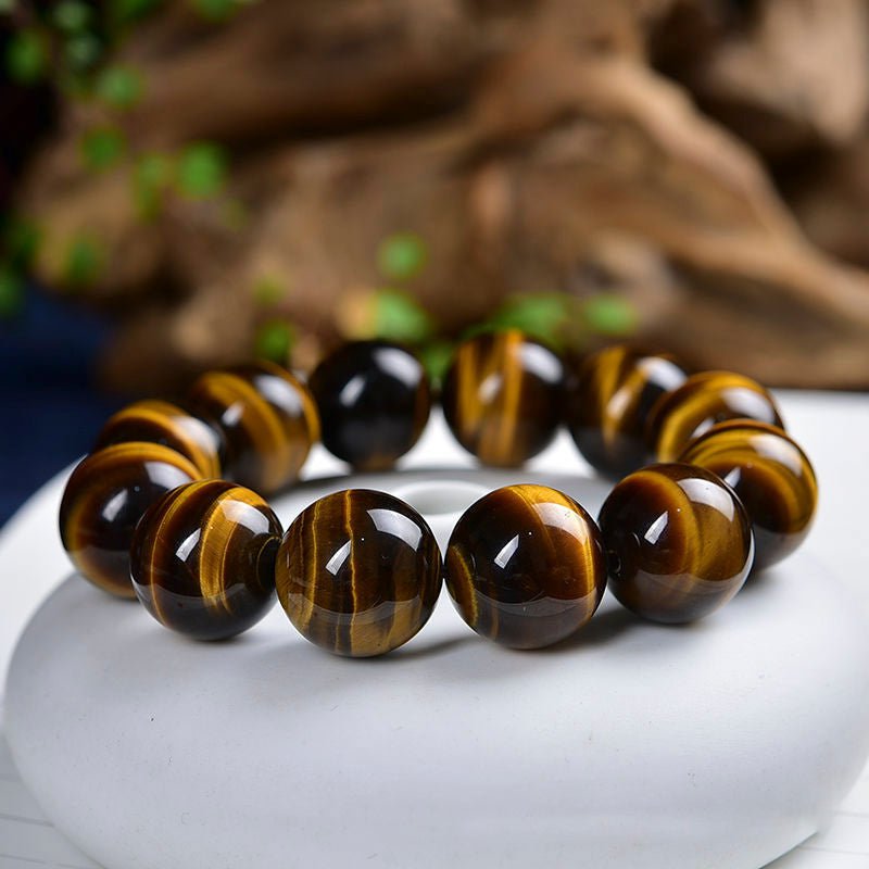 Natural Tiger Eye Beads Bracelet