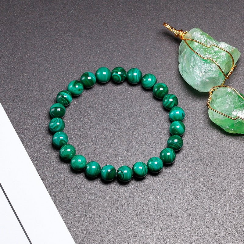 Natural Malachite Gemstone Bracelet