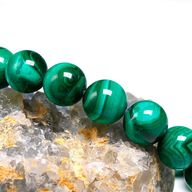 Natural Malachite Gemstone Bracelet