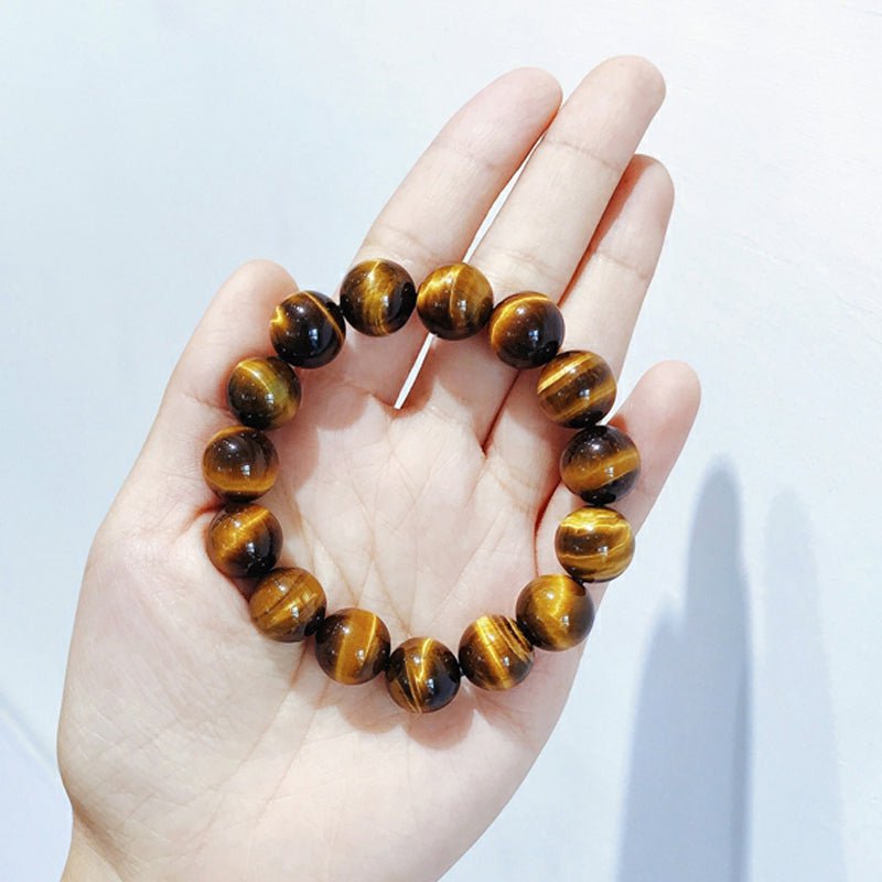 Natural Tiger Eye Beads Bracelet