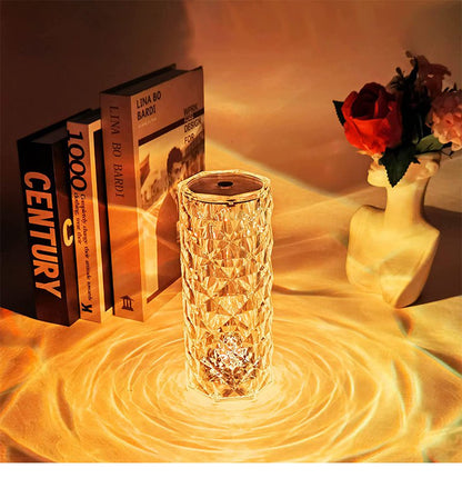 TEBUTI™ Rose Crystal Lamp
