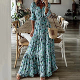 Tebuti™ Bohemian Floral Loose Dress