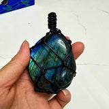 Dragons Heart Labradorite Crystal Pendant