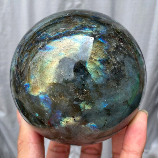 Natural Labradorite Healing Sphere Stone