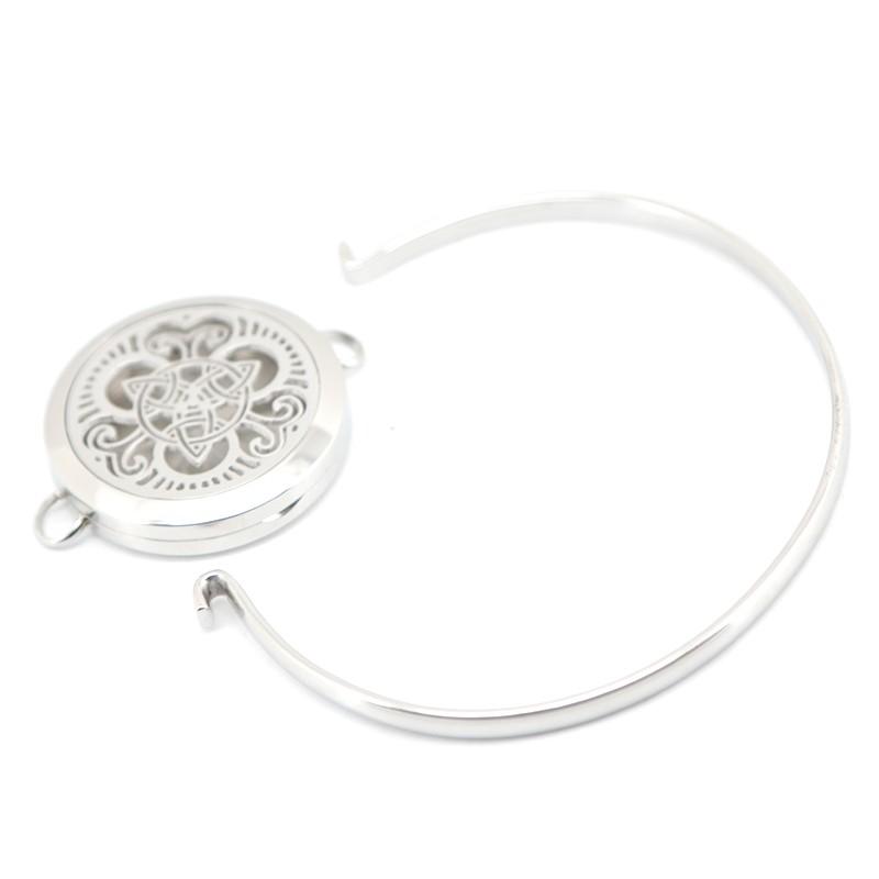 Triquetra Knot Aromatherapy Diffuser Bracelet