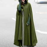 Women Stylish Winter Long Cape Cloak