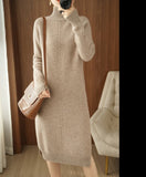 Long Winter Wool Sweater