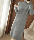 Long Winter Wool Sweater