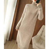 Long Winter Wool Sweater
