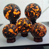 Fluorescent Sodalite Healing Crystal Sphere