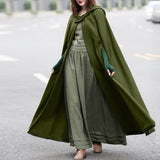 Women Stylish Winter Long Cape Cloak