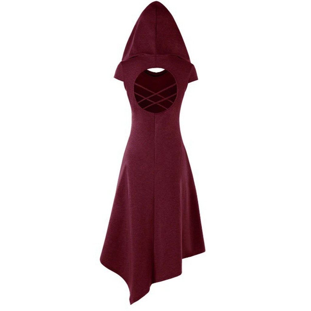 Women Medieval Hooded Cloak