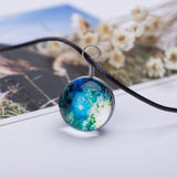 Galaxy Glass Necklace
