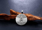 Nordic Tree Of Life Stainless Steel Amulet
