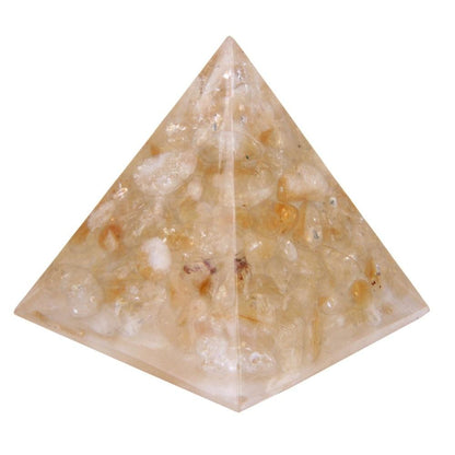 Natural Stone Healing Orgonite Pyramid