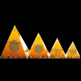 Orgonite Natural Citrine Pyramid