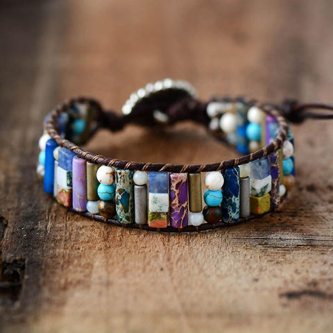 Boho Natural Stone Protection & Healing Bracelet