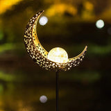 TEBUTI™ Crescent Moon Solar Garden Light